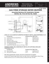 andrews Balanced Flue CSC Range Unvented Systems Kit Installation guide
