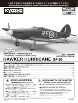Kyosho No.11871 HAWKER HURRICANE GP 50 ARF User manual