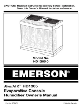 Emerson MOISTAIR 1305 Owner's manual