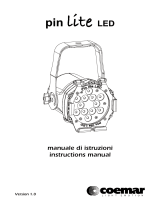 Coemar PinLite Led RGB Instructions Manual
