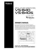 Roland VS-840 Owner's manual