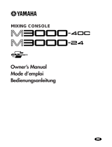 Yamaha M3000 User manual