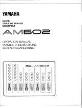Yamaha AM602 Owner's manual