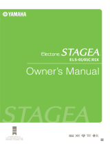 Yamaha Electone Stagea 01X Owner's manual