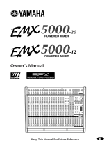 Yamaha EMX 5000-20 User manual