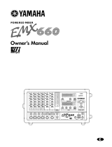 Yamaha EMX660 User manual