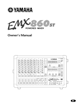 Yamaha EMX860ST User manual