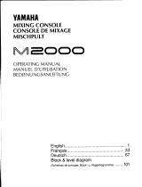 Yamaha M2000 Owner's manual