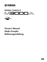 Yamaha M3000A User manual