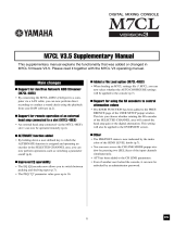 Yamaha M7CL User manual