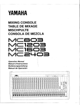 Yamaha MC1603 User manual