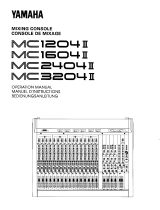 Yamaha MC3204II Owner's manual