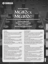 Yamaha MG82CX Owner's manual