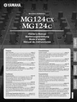 Yamaha mg124c compact mengpaneel met 12 kanalen User manual