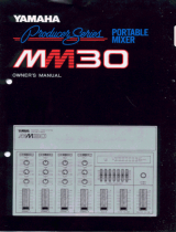Yamaha MM30 Owner's manual
