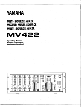 Yamaha MV422 Owner's manual