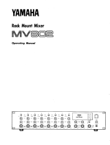 Yamaha MV802 Owner's manual