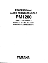 Yamaha PM1200 Owner's manual