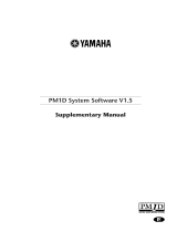 Yamaha PM1D User manual