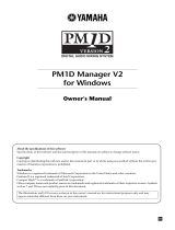 Yamaha PM1D Owner's manual