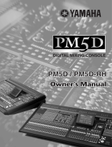 Yamaha PM5D/PM5D-RH Owner's manual