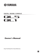 Yamaha QL5 Owner's manual