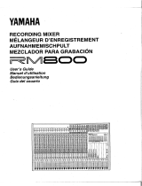 Yamaha RM800 User manual
