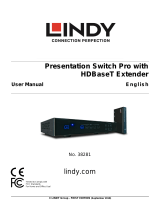 Lindy Presentation Switch Pro User manual