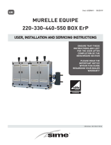 Sime Murelle Equipe 220 550 Box ErP Owner's manual