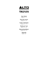 Alto TX212S User manual
