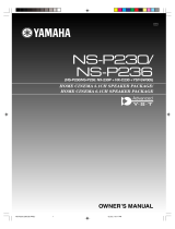 Yamaha P236 User manual