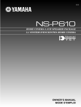 Yamaha NS-P610 User manual