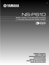 Yamaha NS-P610 Owner's manual