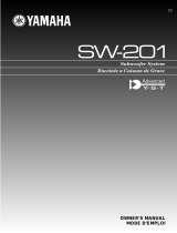 Yamaha SW-201 Owner's manual