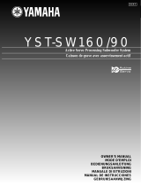 Yamaha YST-SW160 Owner's manual