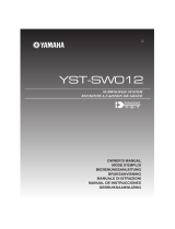 Yamaha YST-SW012BL Owner's manual