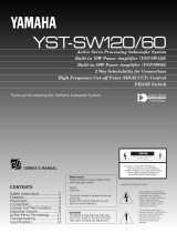 Yamaha YST-SW120 User manual