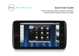 Dell STREAK mobile Quick start guide