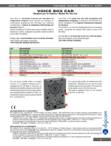 Digicom 8D5804 VoiceBox Car User manual