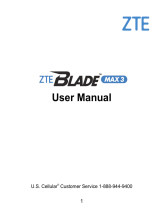 ZTE Blade Max 3 US Cellular User manual