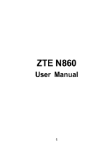 ZTE N860 Public Mobile User manual