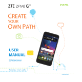 ZTE ZFive G LTE User manual