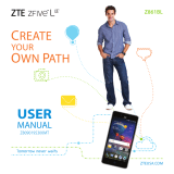 ZTE Z861BL User manual