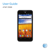 ZTE Z998 AT&T Owner's manual