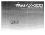 Yamaha AX-300 Owner's manual