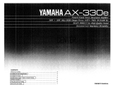 Yamaha AX-330e Owner's manual