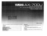 Yamaha AX-700U Owner's manual