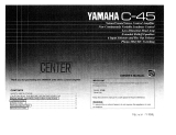 Yamaha C-45 Owner's manual