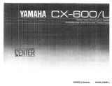 Yamaha CX-600 Owner's manual