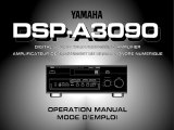 Yamaha DSP-A3090 User manual